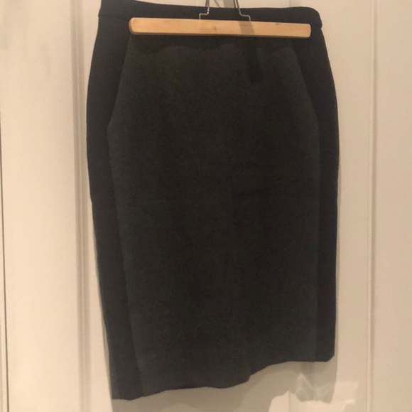 J Crew, navy and gray No. 2 pencil skirt, sz 0 - Picture 1 of 3